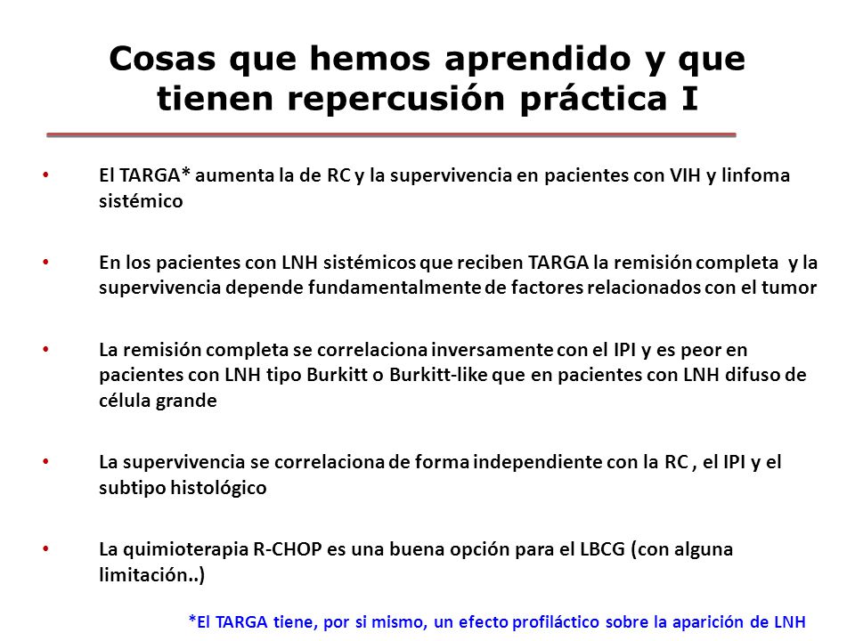 Cosas que hemos aprendido y que tienen repercusión práctica I