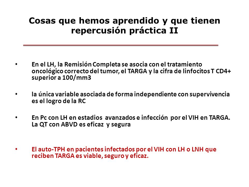 Cosas que hemos aprendido y que tienen repercusión práctica II