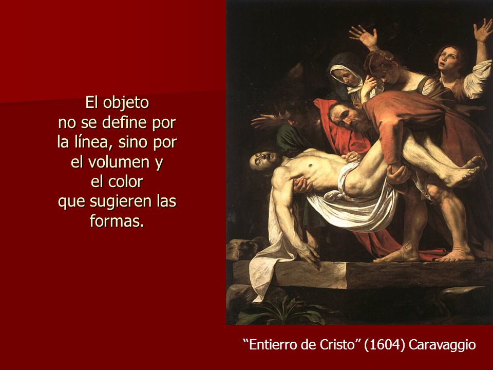 El objeto no se define por la línea, sino por el volumen y el color que sugieren las formas.