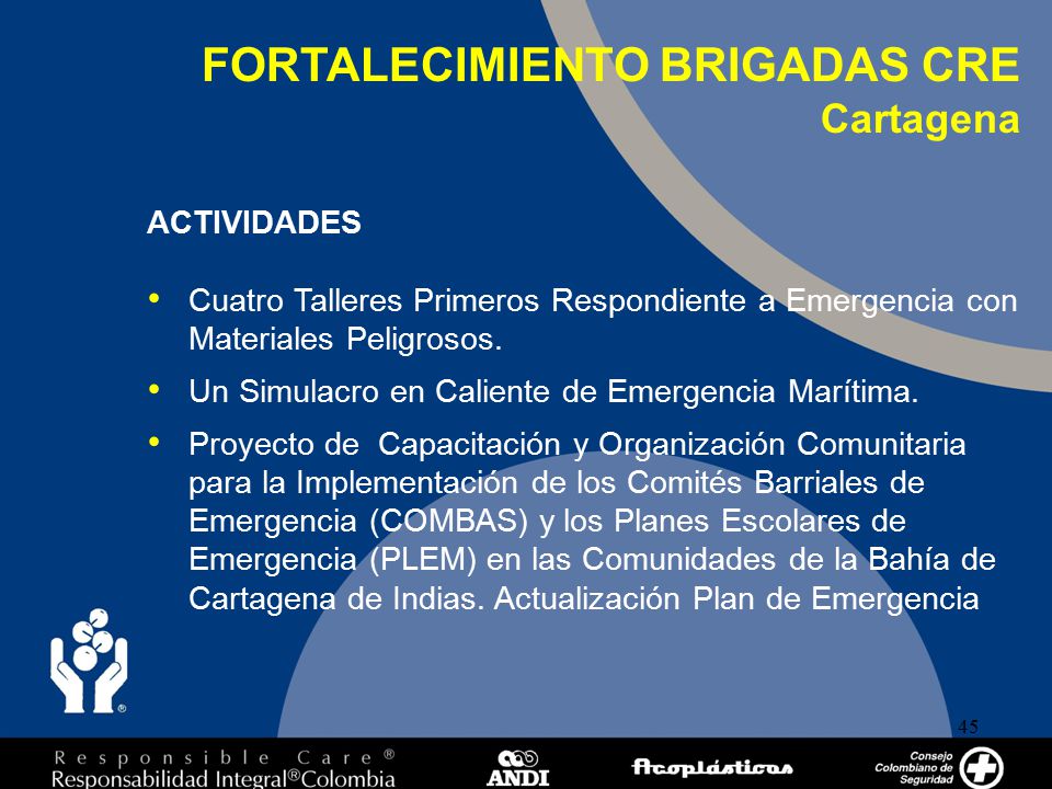 FORTALECIMIENTO BRIGADAS CRE Cartagena