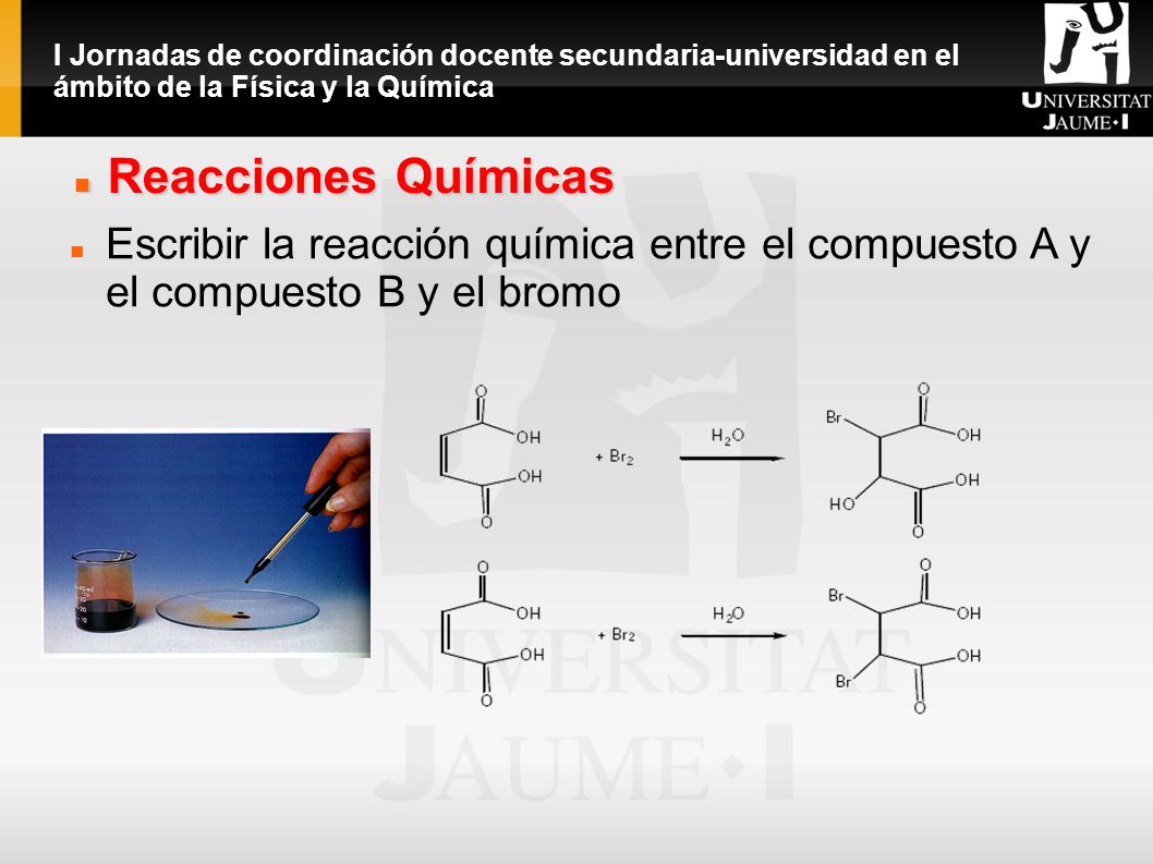 I Jornadas de coordinación docente secundaria-universidad en el ámbito de la Física y la Química