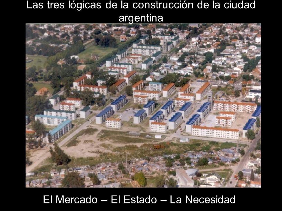Las tres lógicas de la construcción de la ciudad argentina