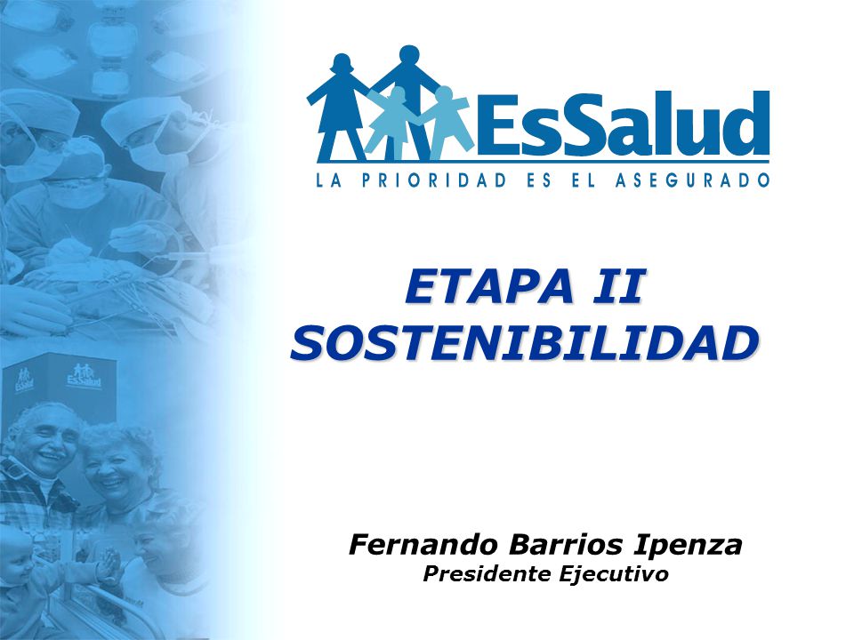 Fernando Barrios Ipenza Presidente Ejecutivo