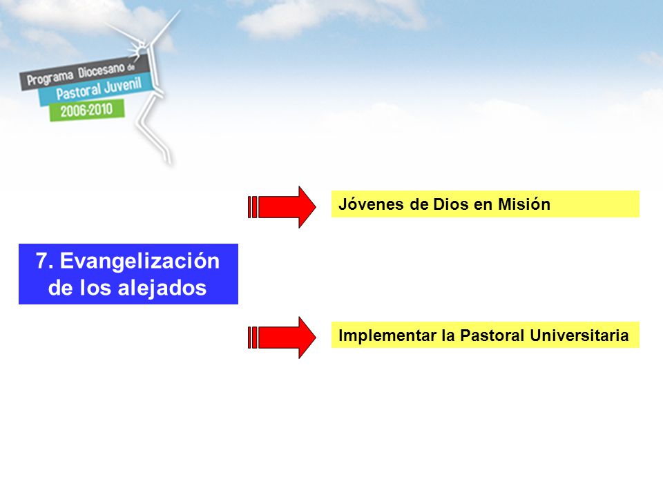 7. Evangelización de los alejados