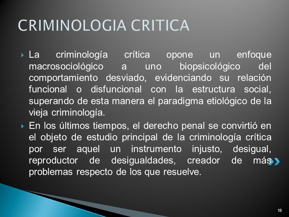 CRIMINOLOGIA CRITICA