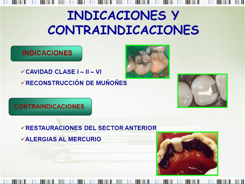 INDICACIONES Y CONTRAINDICACIONES