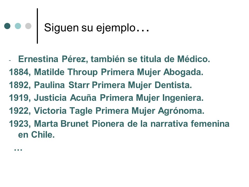 Siguen su ejemplo… Ernestina Pérez, también se titula de Médico.