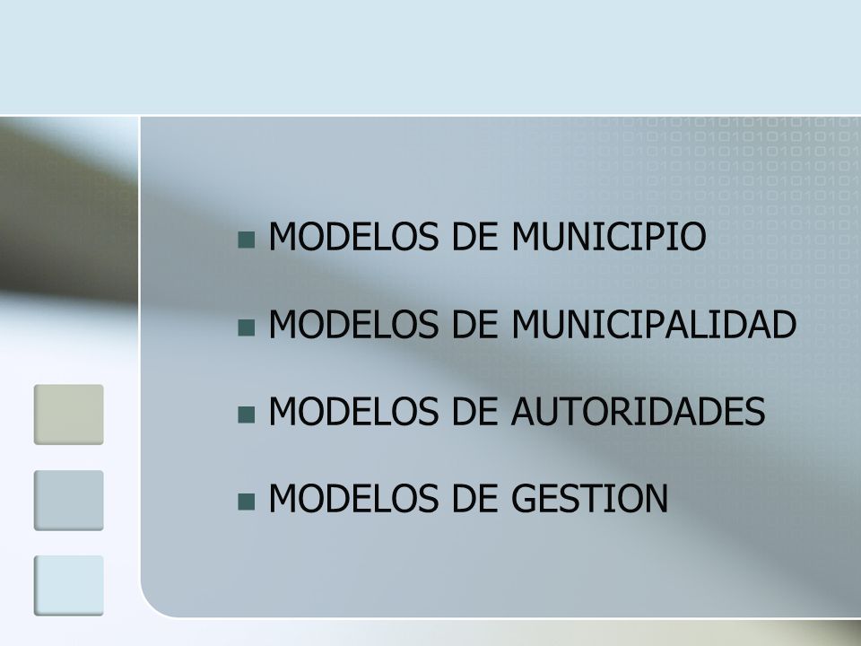 MODELOS DE MUNICIPIO MODELOS DE MUNICIPALIDAD MODELOS DE AUTORIDADES MODELOS DE GESTION