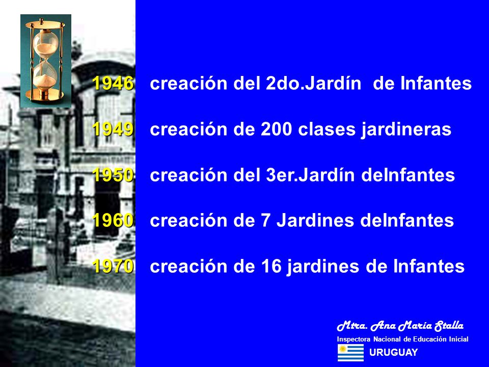 creación del 2do.Jardín de Infantes. creación de 200 clases jardineras.