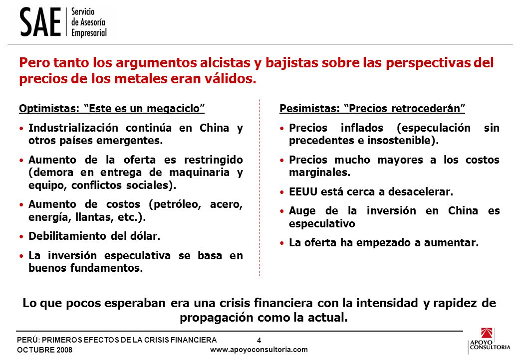 Lo que el mercado no vio : política monetaria expansiva de Greenspan (abundante liquidez y alta tolerancia al riesgo).