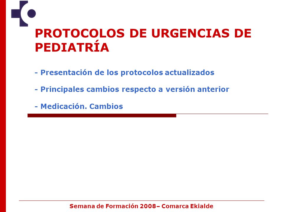 Semana de Formación 2008– Comarca Ekialde