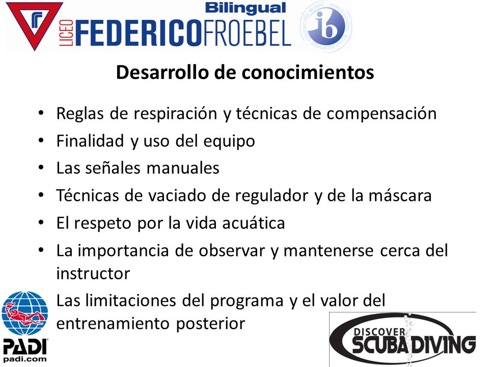 Desarrollo de conocimientos