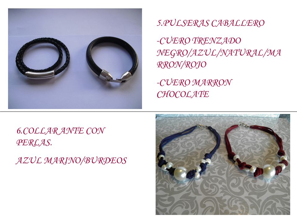 Catálogo de collares y pulseras - ppt descargar