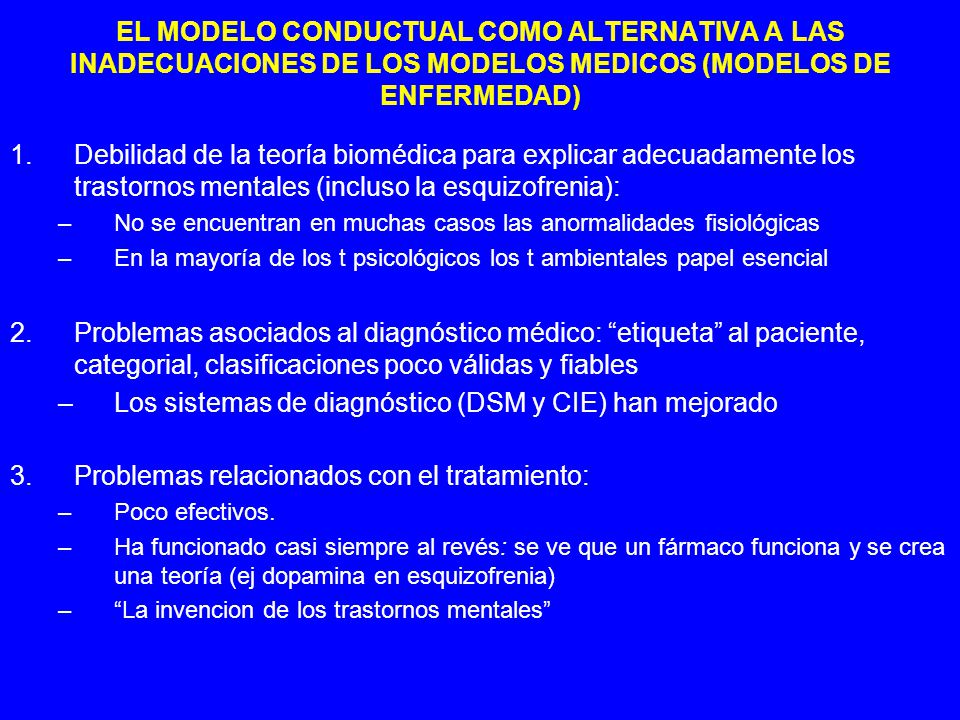 Los sistemas de diagnóstico (DSM y CIE) han mejorado
