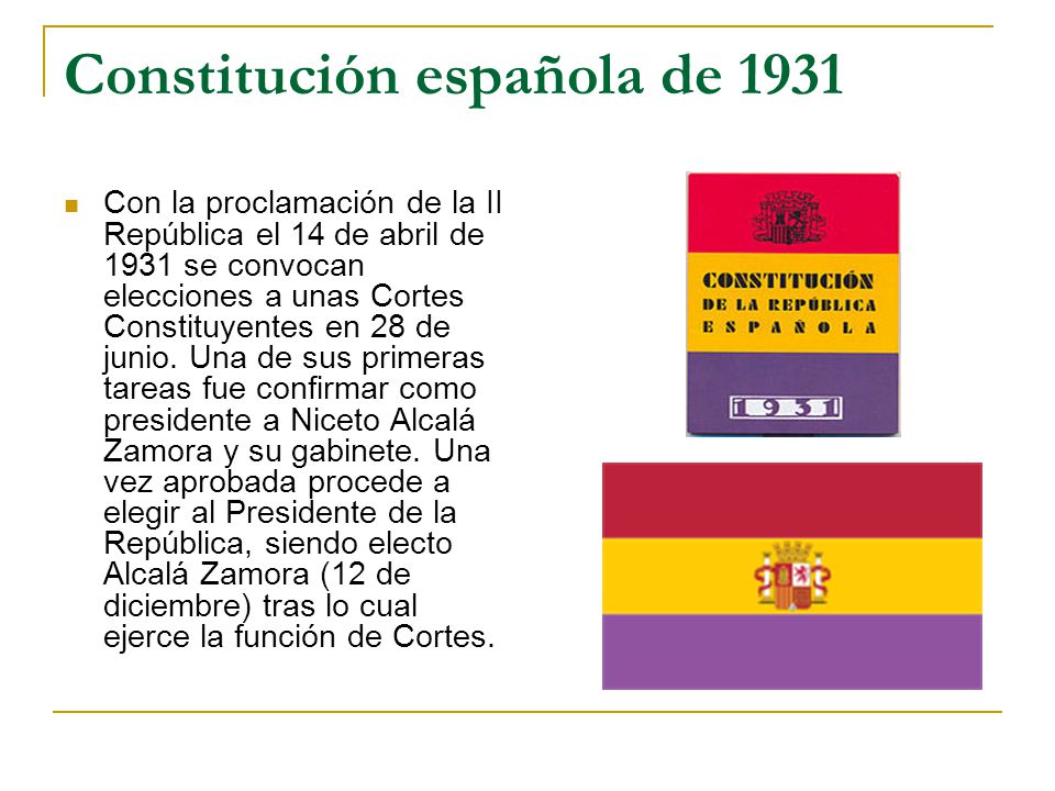 Constitución española de 1931