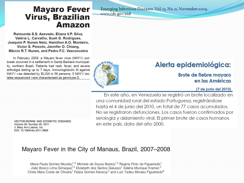 Emerging Infectious Diseases. Vol. 15, No. 11, November www. cdc