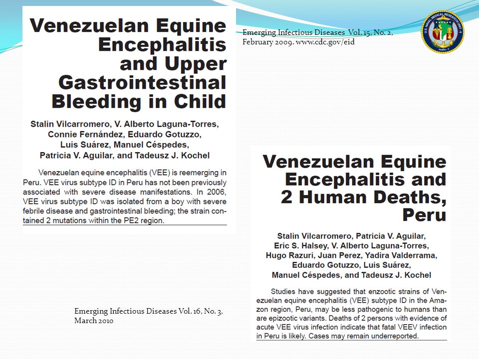 Emerging Infectious Diseases Vol. 15, No. 2, February www. cdc