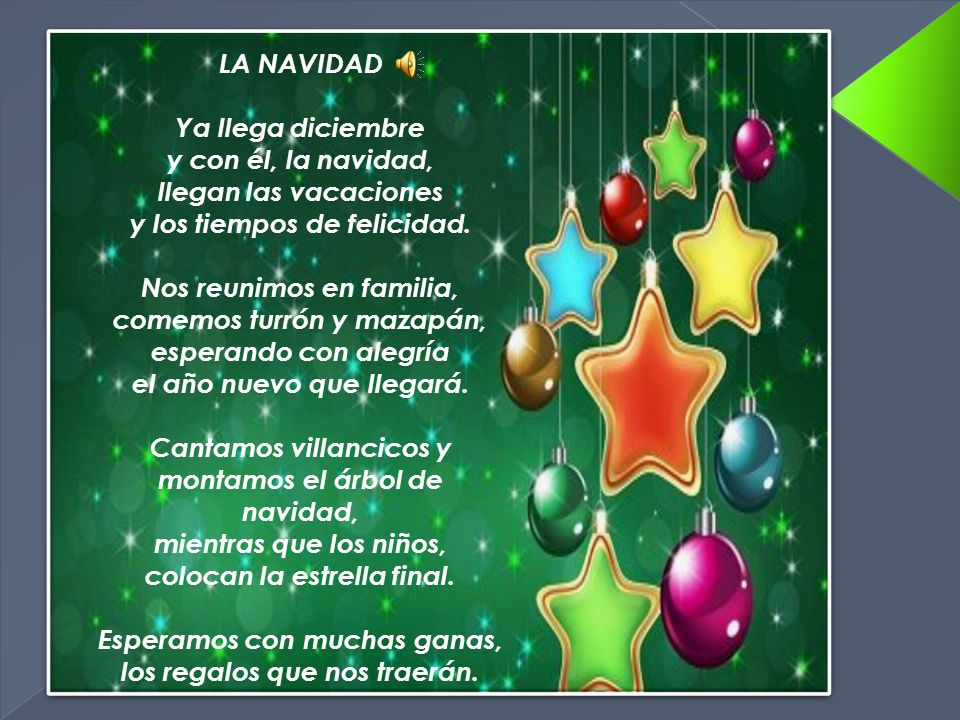 La Navidad LA NAVIDAD Ya llega diciembre y con él, la navidad,