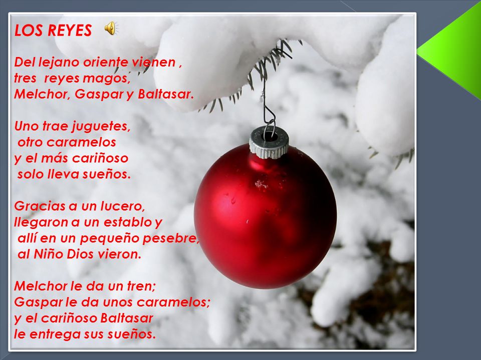 LOS REYES Del lejano oriente vienen , tres reyes magos,