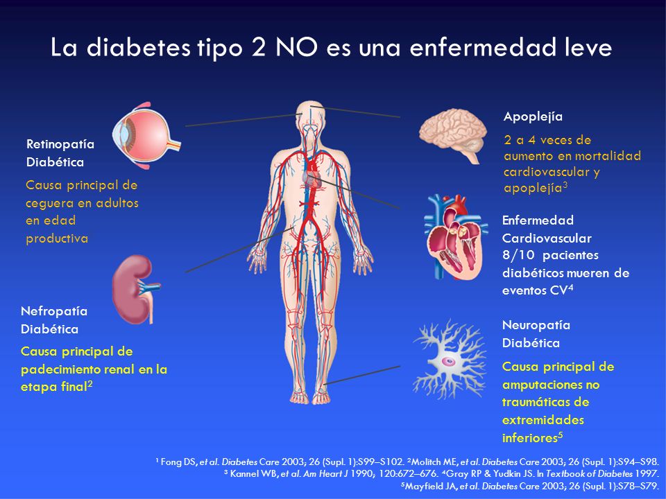 La diabetes tipo 2 NO es una enfermedad leve