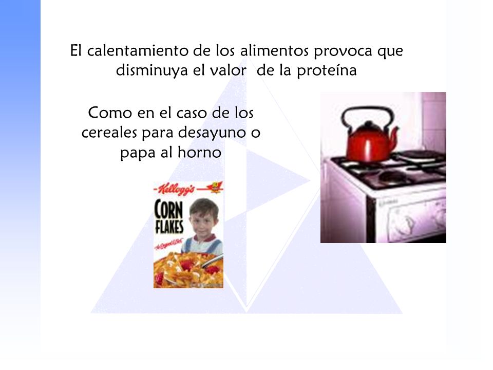 Como en el caso de los cereales para desayuno o papa al horno