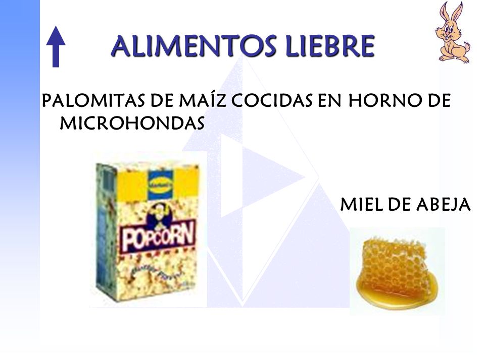 ALIMENTOS LIEBRE PALOMITAS DE MAÍZ COCIDAS EN HORNO DE MICROHONDAS