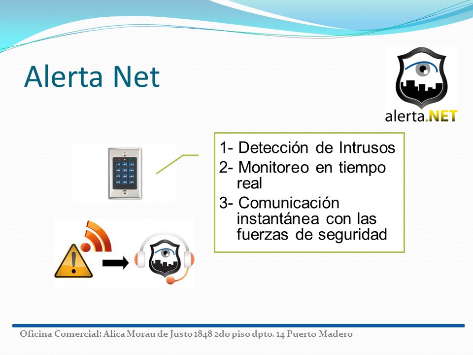 Alerta Net 1- Detección de Intrusos 2- Monitoreo en tiempo real