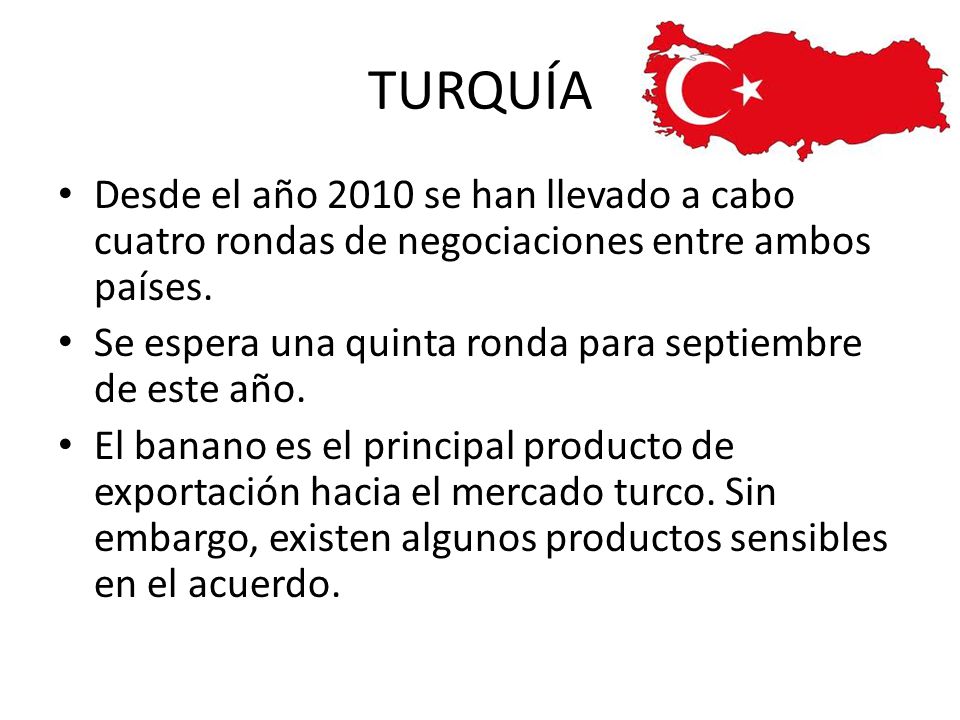 TURQUÍA Desde el año 2010 se han llevado a cabo cuatro rondas de negociaciones entre ambos países.