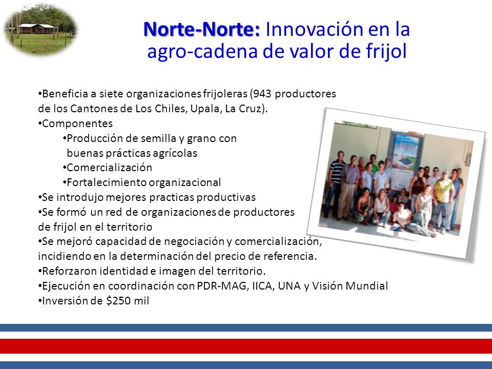 Norte-Norte: Innovación en la agro-cadena de valor de frijol