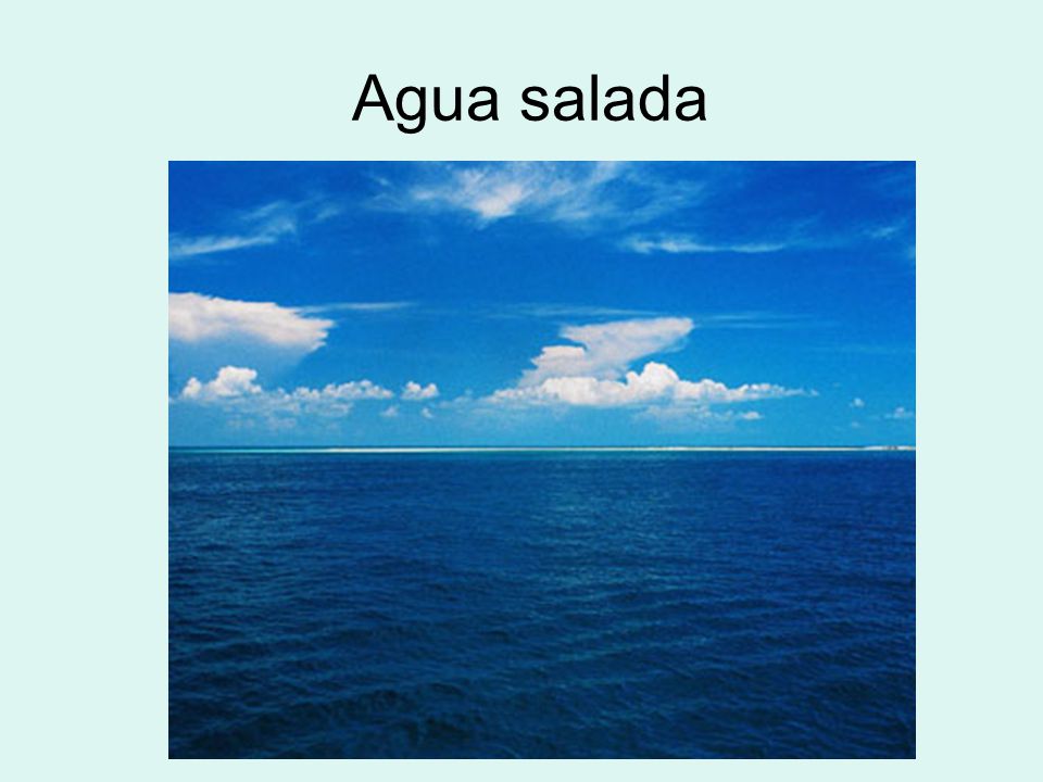 Agua salada