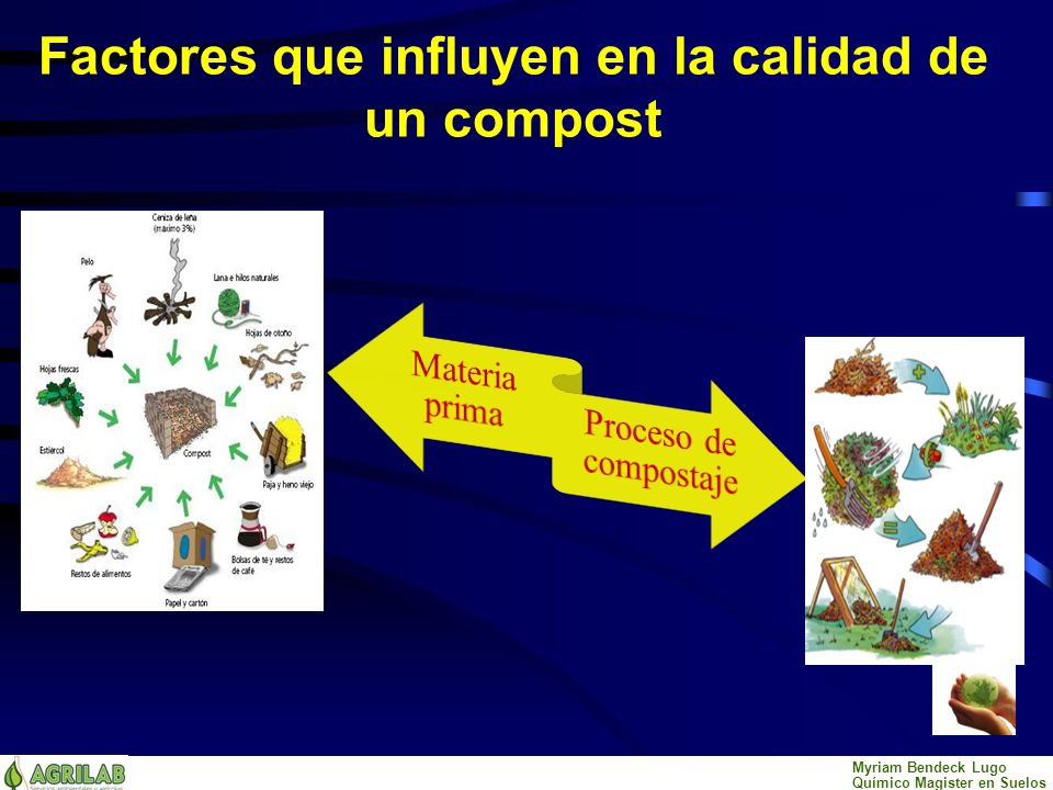 Factores que influyen en la calidad de un compost