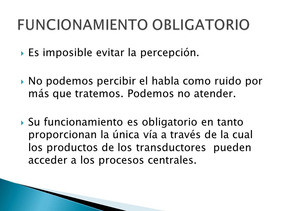 FUNCIONAMIENTO OBLIGATORIO