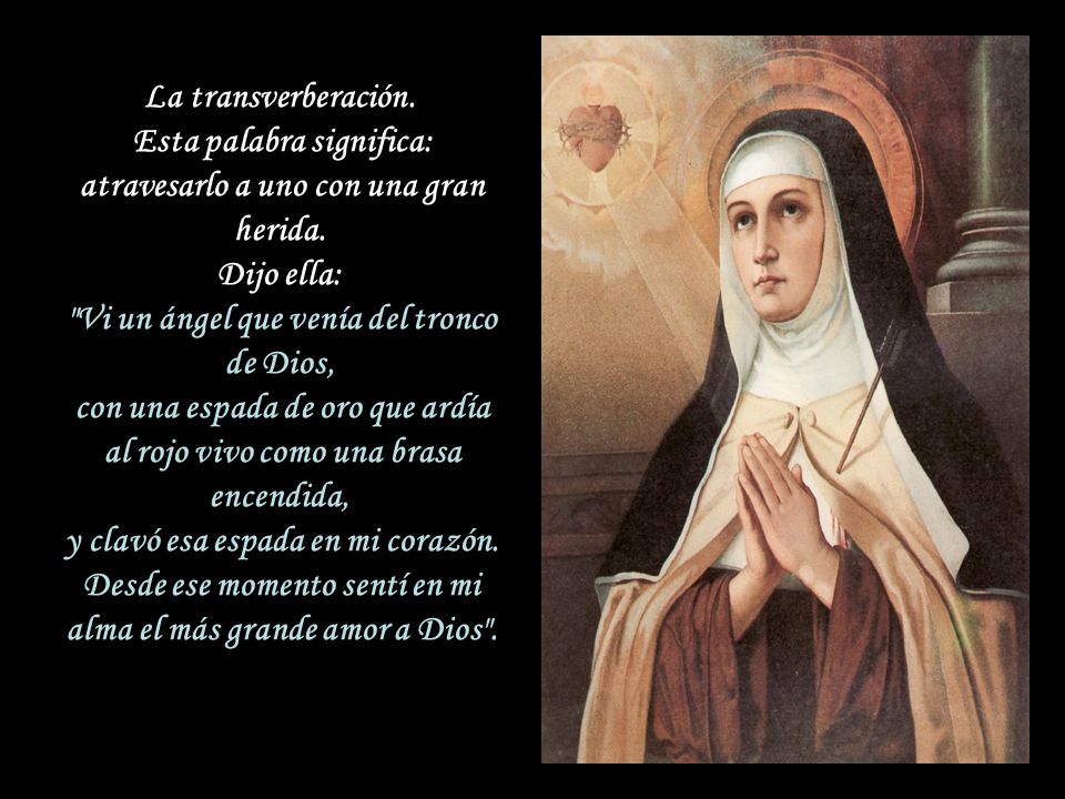 Esta palabra significa: atravesarlo a uno con una gran herida.
