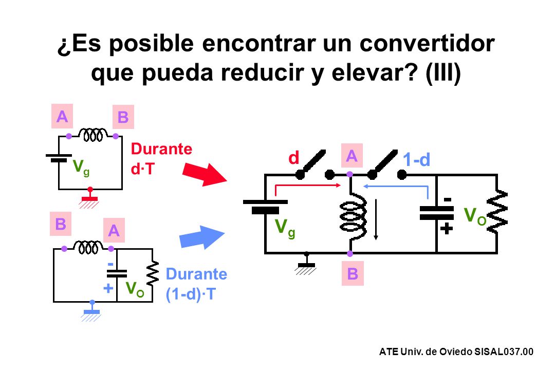 ¿Es posible encontrar un convertidor que pueda reducir y elevar (III)