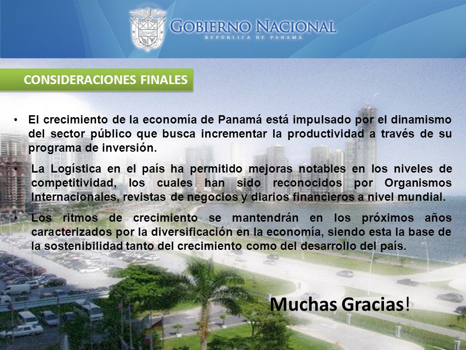 Muchas Gracias! CONSIDERACIONES FINALES