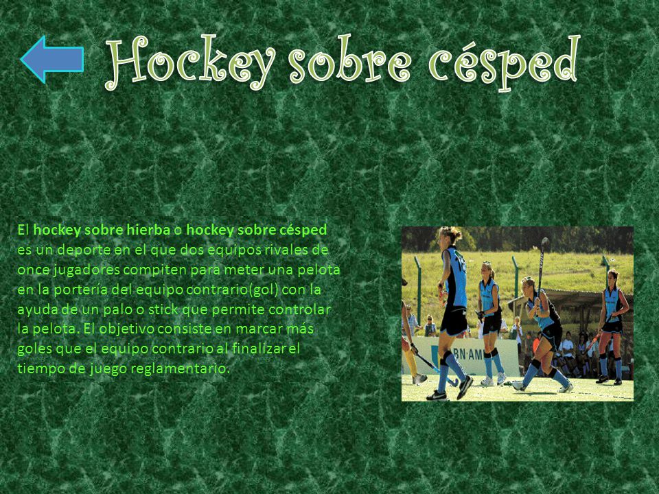 Hockey -La historia del Hockey. -Hockey sobre césped. - ppt descargar