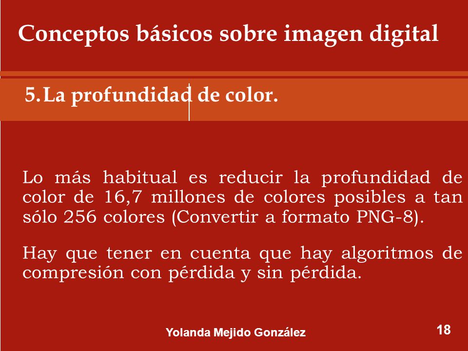 Conceptos básicos sobre imagen digital