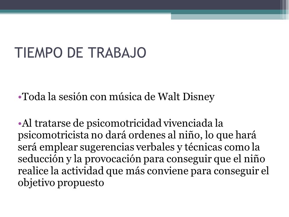TIEMPO DE TRABAJO Toda la sesión con música de Walt Disney