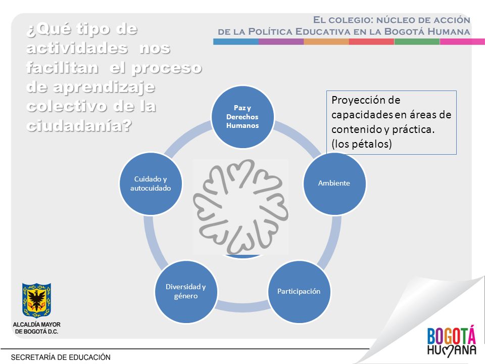 ¿Qué tipo de actividades nos facilitan el proceso de aprendizaje colectivo de la ciudadanía