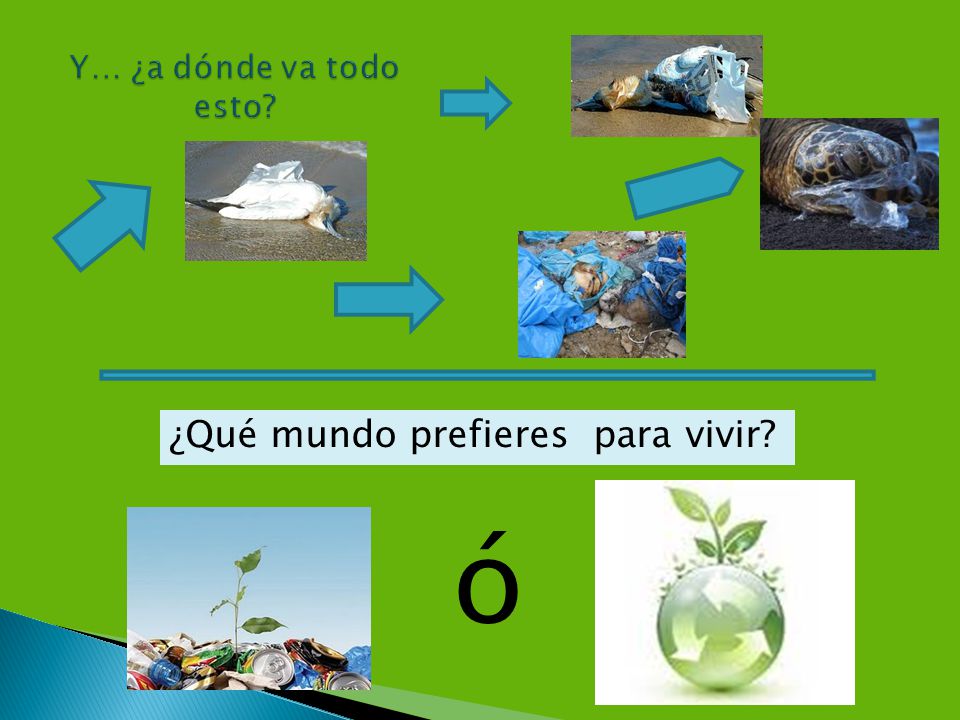 Y… ¿a dónde va todo esto ¿Qué mundo prefieres para vivir ó