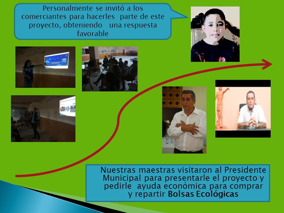 Personalmente se invitó a los comerciantes para hacerles parte de este proyecto, obteniendo una respuesta favorable