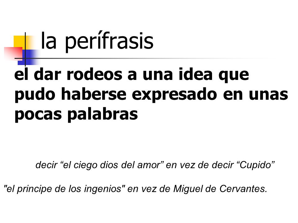 decir el ciego dios del amor en vez de decir Cupido