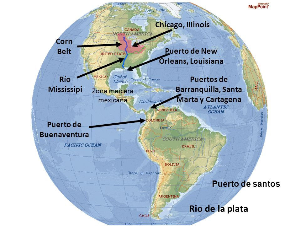 Rio de la plata Chicago, Illinois Corn Belt