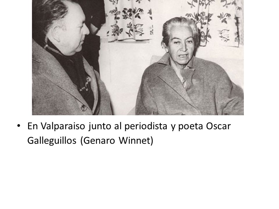 En Valparaiso junto al periodista y poeta Oscar Galleguillos (Genaro Winnet)
