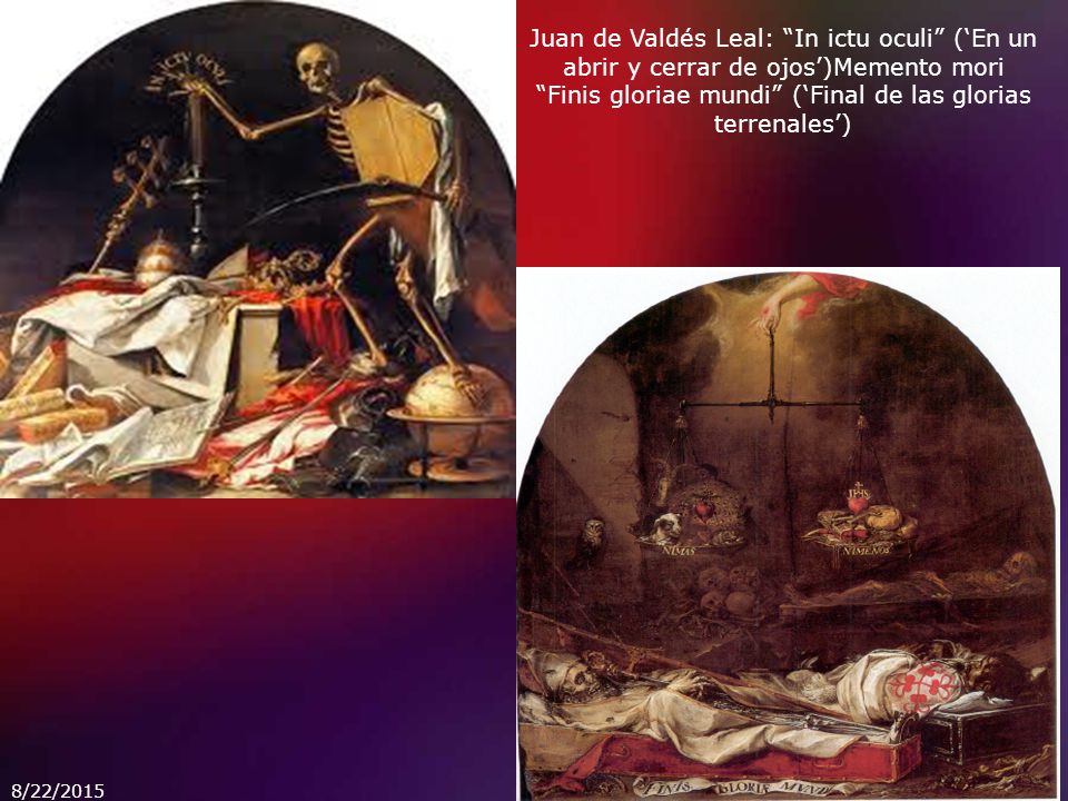 Finis gloriae mundi (‘Final de las glorias terrenales’)