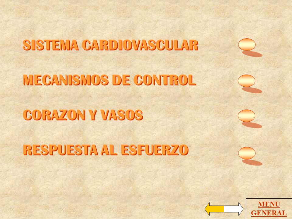 SISTEMA CARDIOVASCULAR MECANISMOS DE CONTROL CORAZON Y VASOS