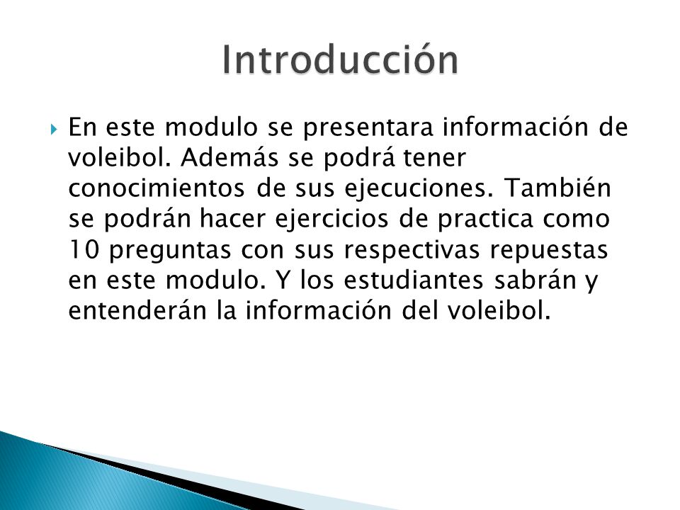 Modulo tedu 220 Voleibol Kervin Galán Rivera. - ppt video online descargar