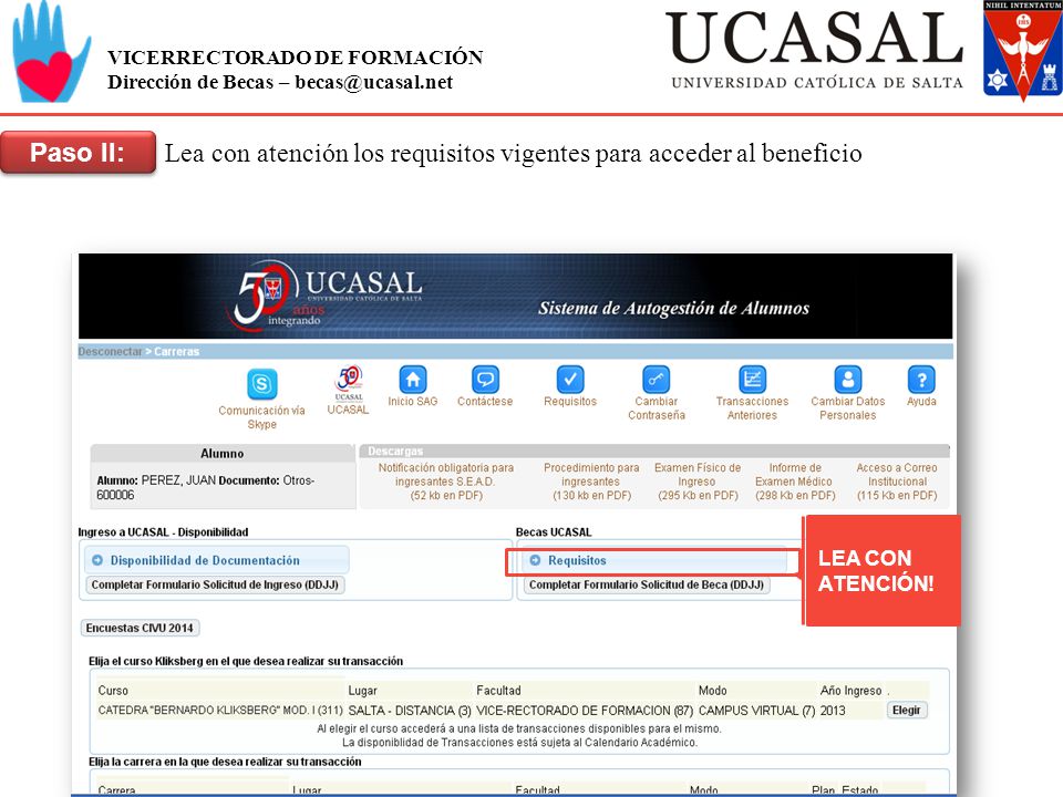 Lea con atención los requisitos vigentes para acceder al beneficio
