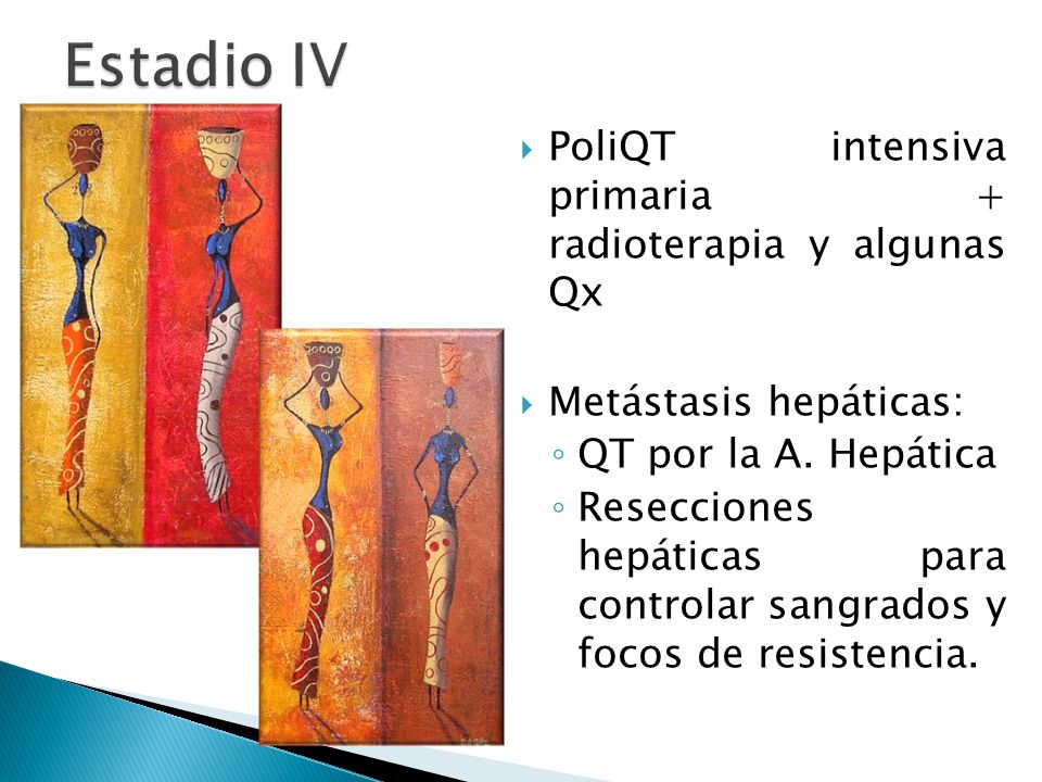 Estadio IV PoliQT intensiva primaria + radioterapia y algunas Qx