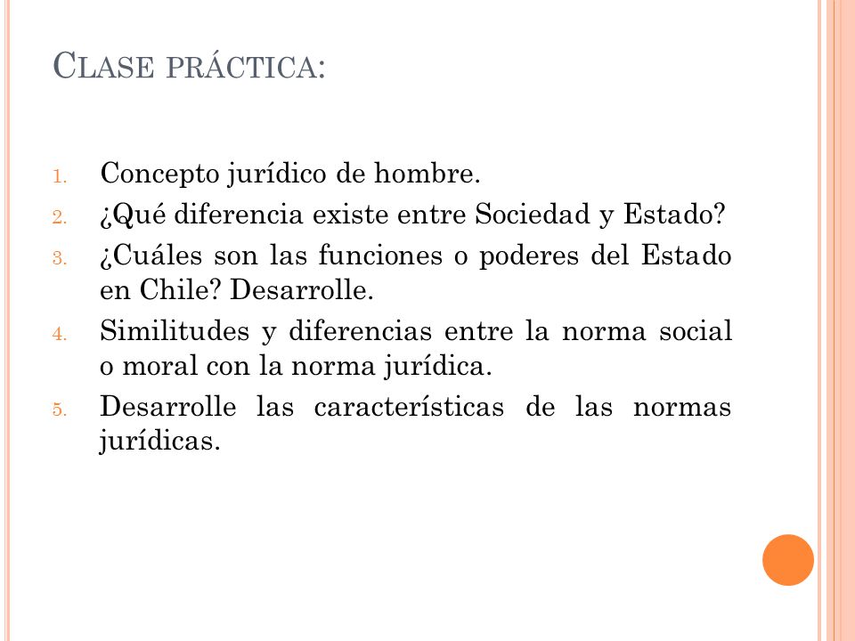Clase práctica: Concepto jurídico de hombre.